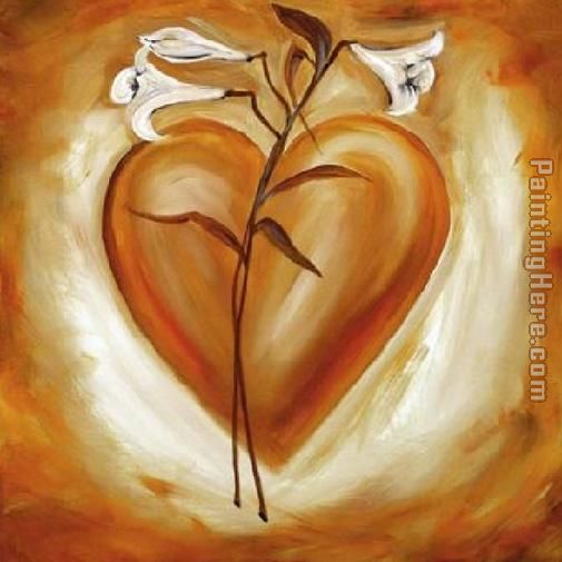 Shades of Love - Orange painting - Alfred Gockel Shades of Love - Orange art painting